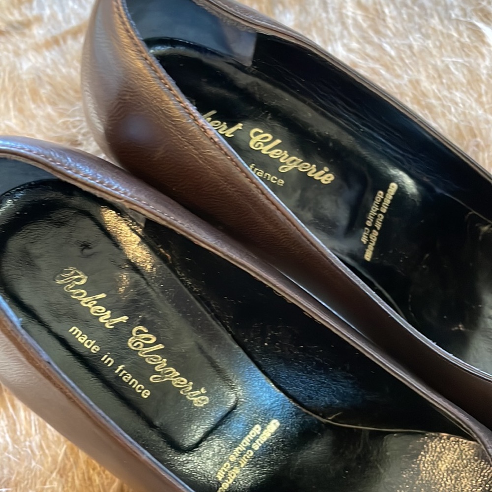 Robert Clergie platforms heels Made in France - Picture 5 of 8